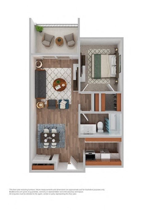 1X1 800 SQFT Los Altos Towers Apartment in Albuquerque New Mexico
